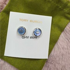Tory Burch Mother Of Pearl Stud Earrings